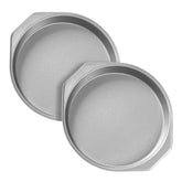 Nonstick Round Baking Cake Pan, 9 Inch, Set of 2, Gray, 10.7x9.7x1.5cm